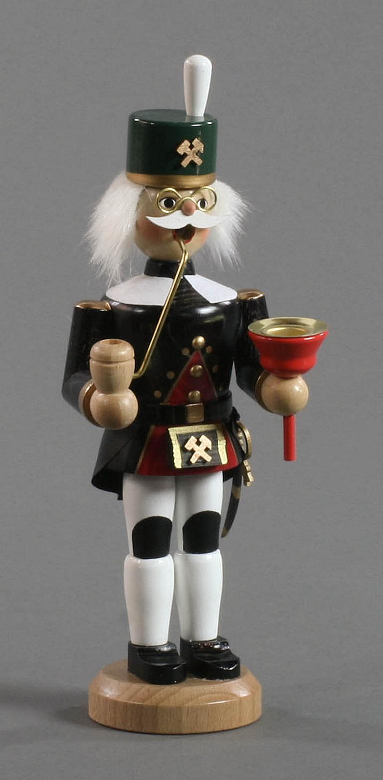 Räuchermann Bergmann mit Kerzenhalter für Kerze d14mm 24cm Räuchermann Bergmann mit Kerzenhalter für Kerze d14mm 24cm