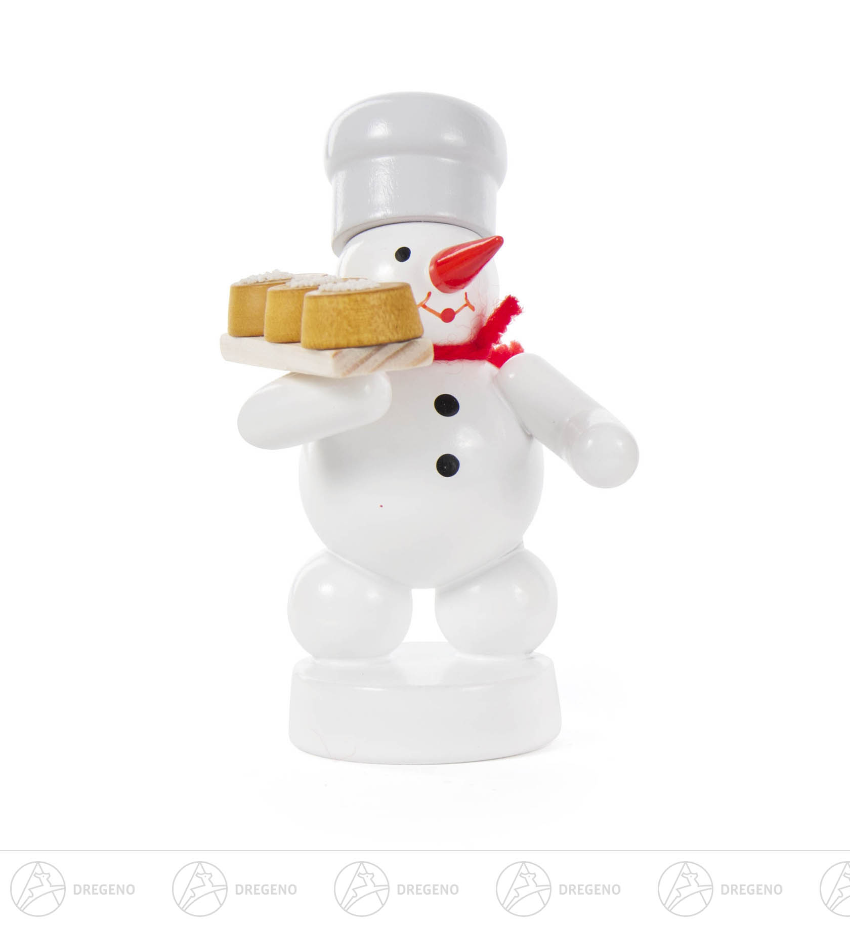Schneemann mit Kuchen  8cm