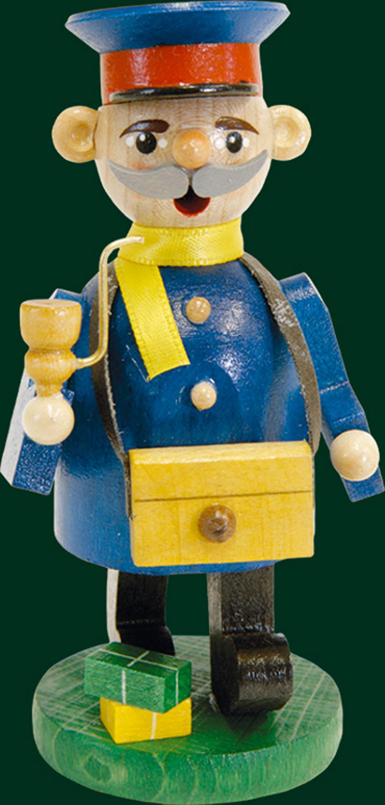 Räuchermann Postbote  11 cm