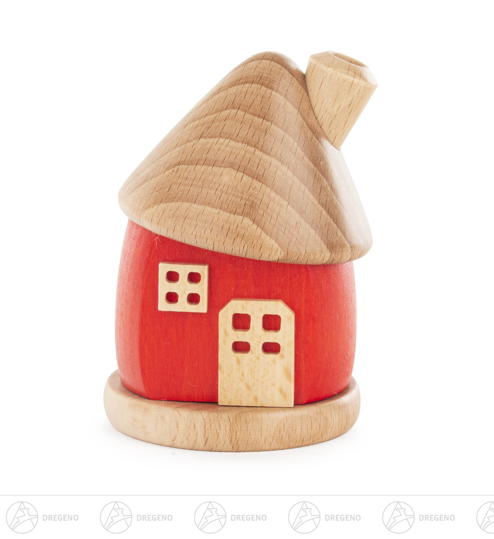 Räucherhaus rot 8,5cm
