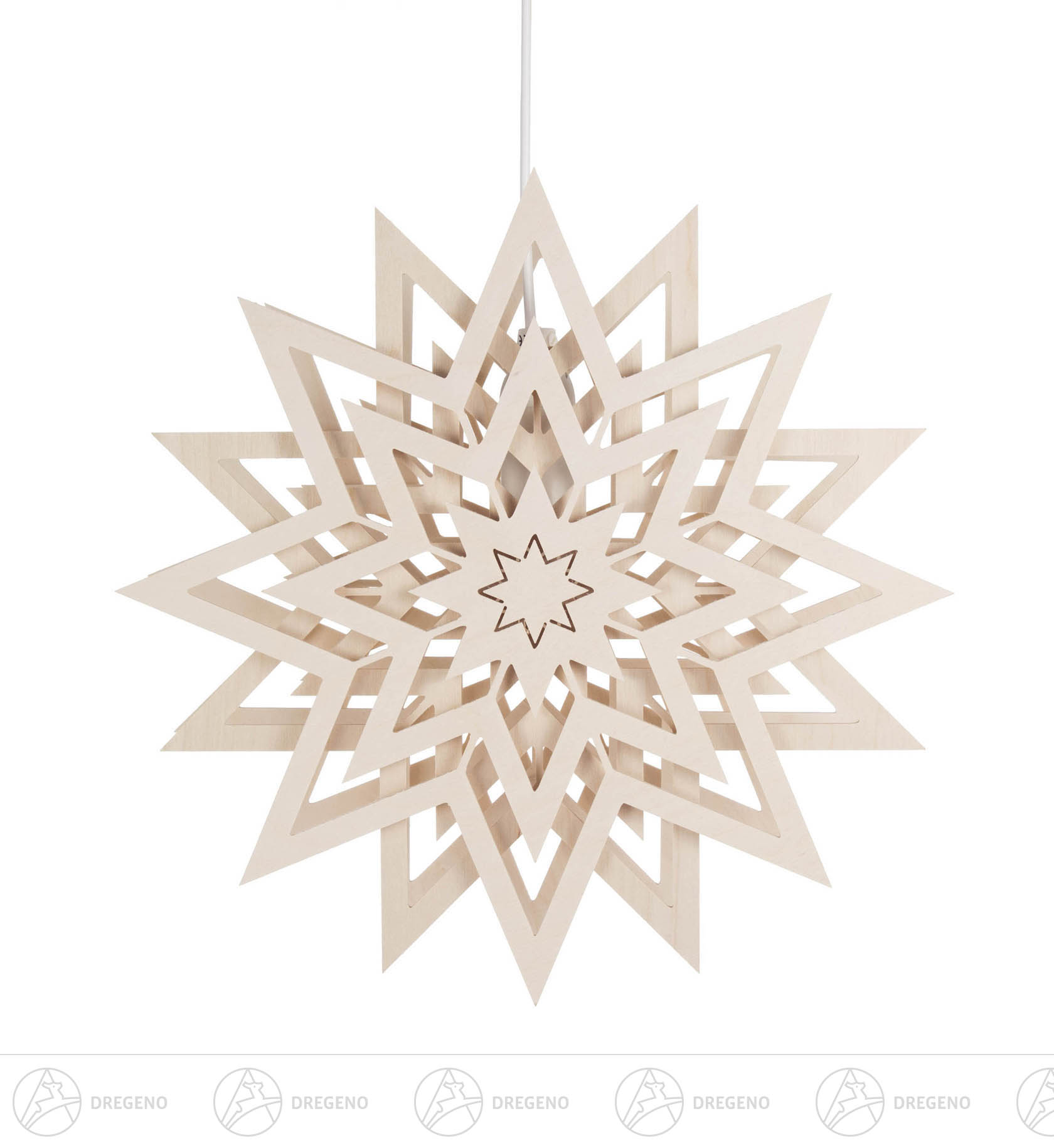 Weihnachtsstern, elektr. Beleuchtung 28cm