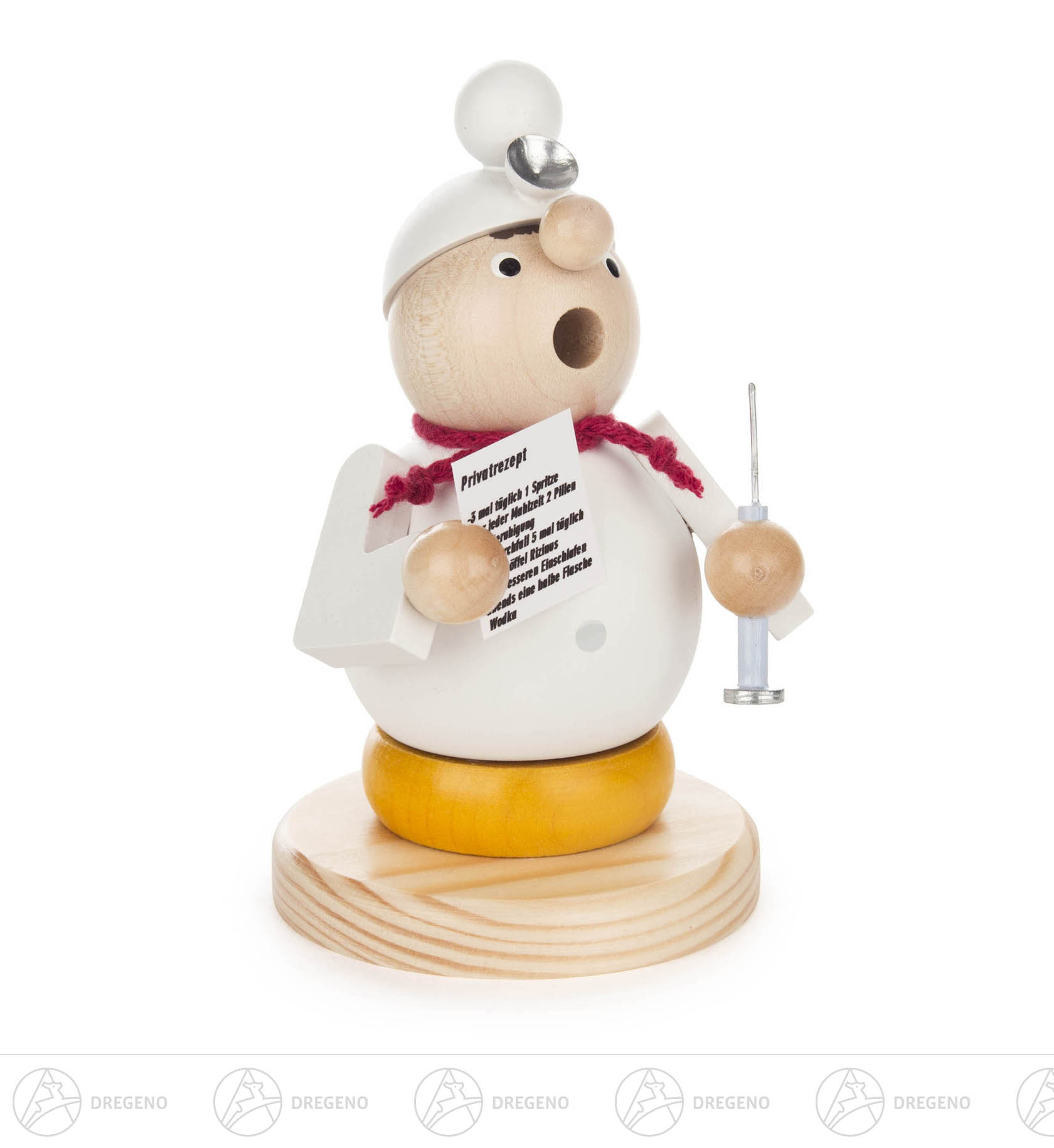 Räuchermann Doktor Lucas mit Spritze