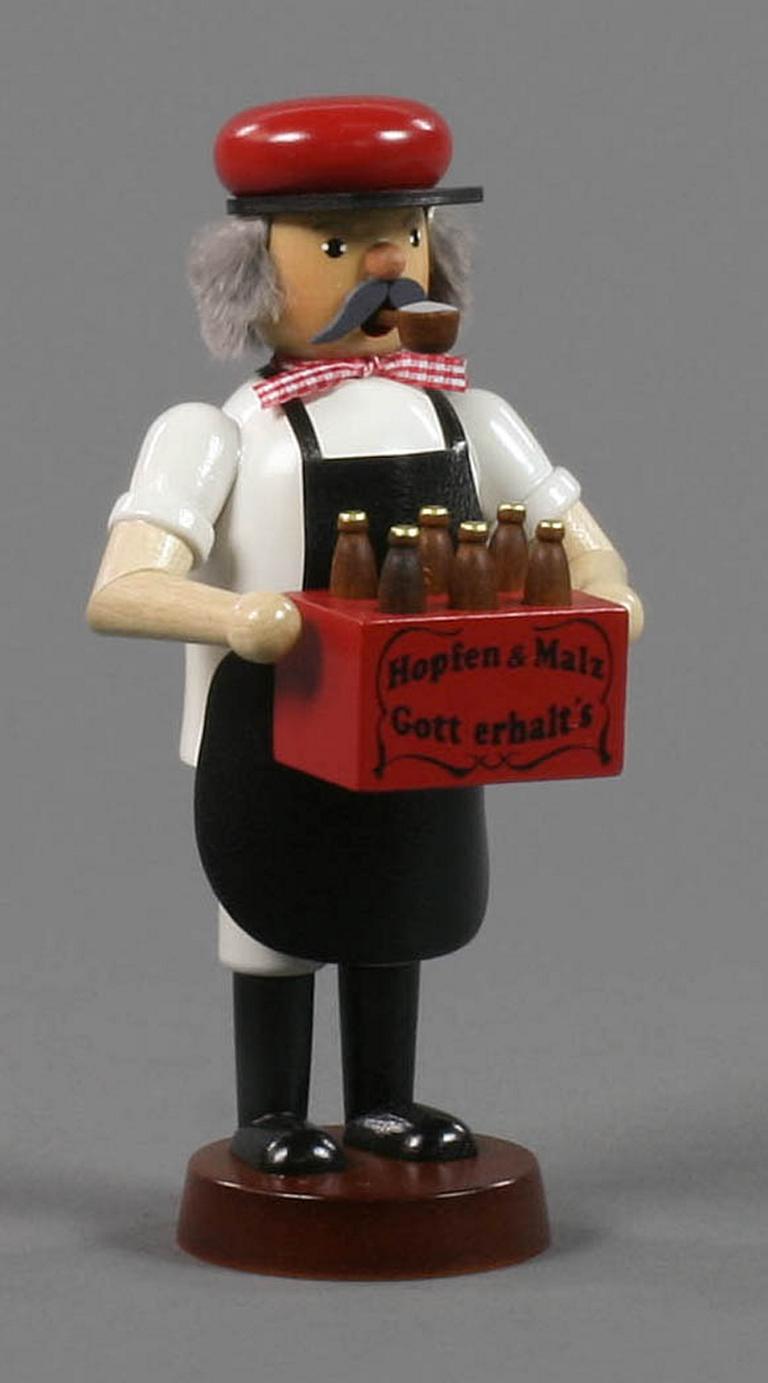 Räuchermann Braumeister mit Bierkasten Räuchermann Braumeister mit Bierkasten