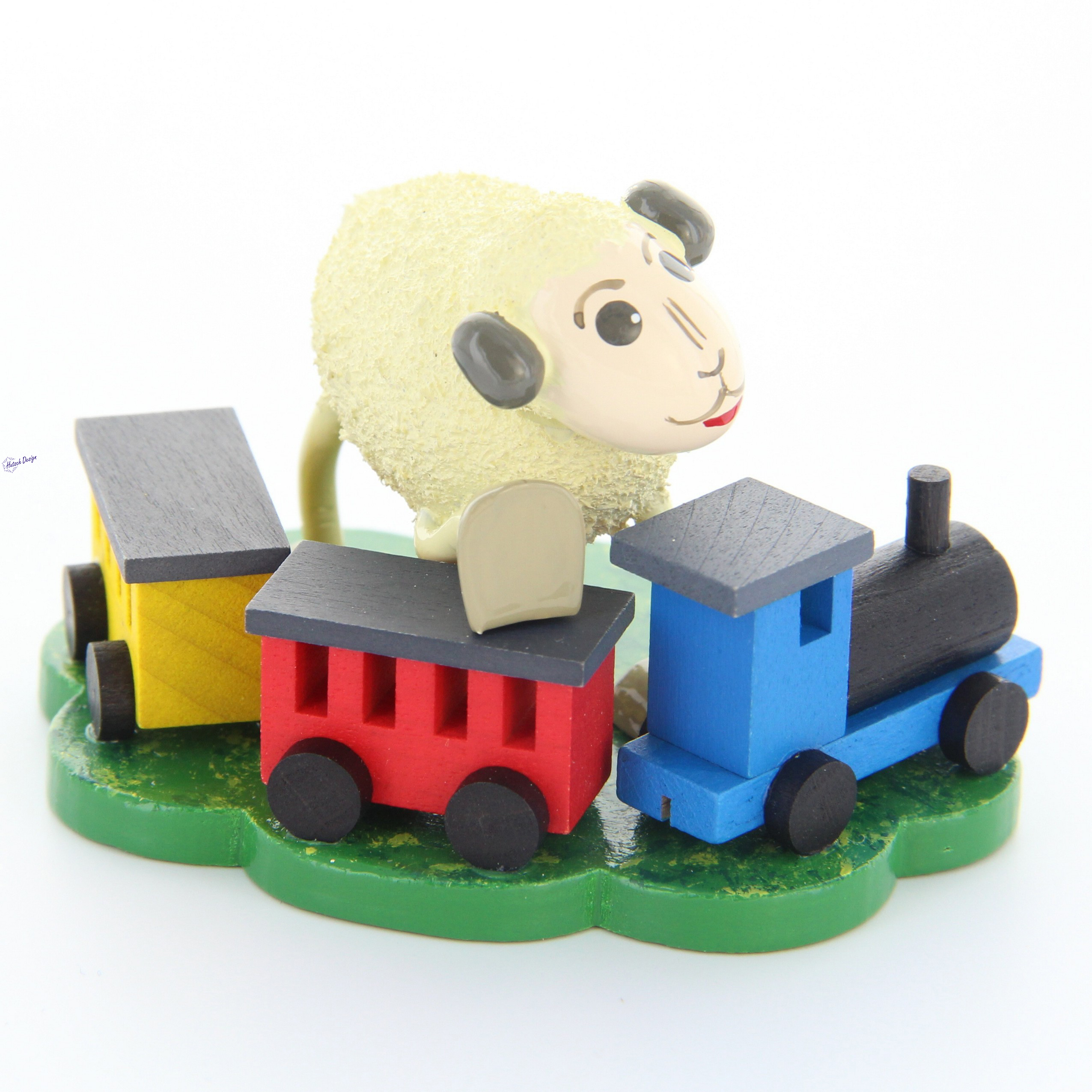 Schaf Bähnli, mit Eisenbahn Schaf Bähnli, mit Eisenbahn
