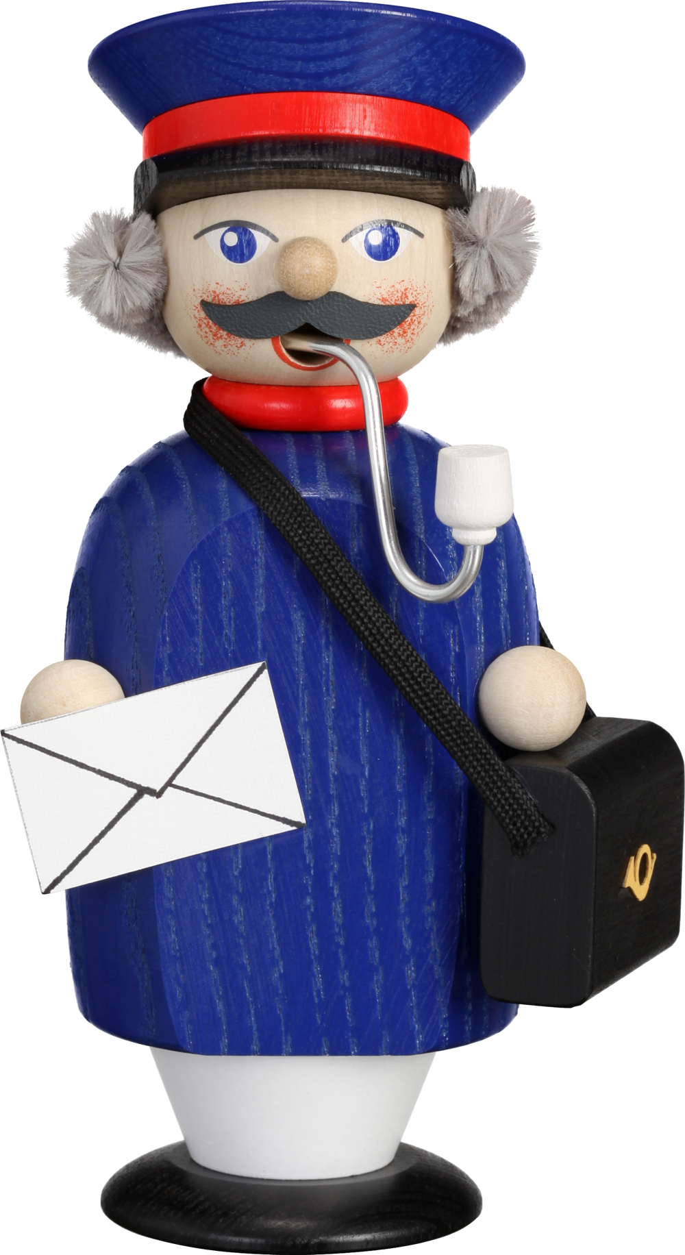 Räucherfigur Briefträger 14cm