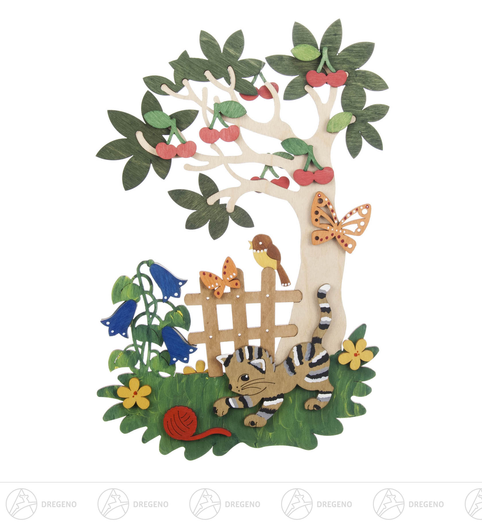 Bastelset Fensterbild Sommer 15x22cm Bastelset Fensterbild Sommer 15x22cm
