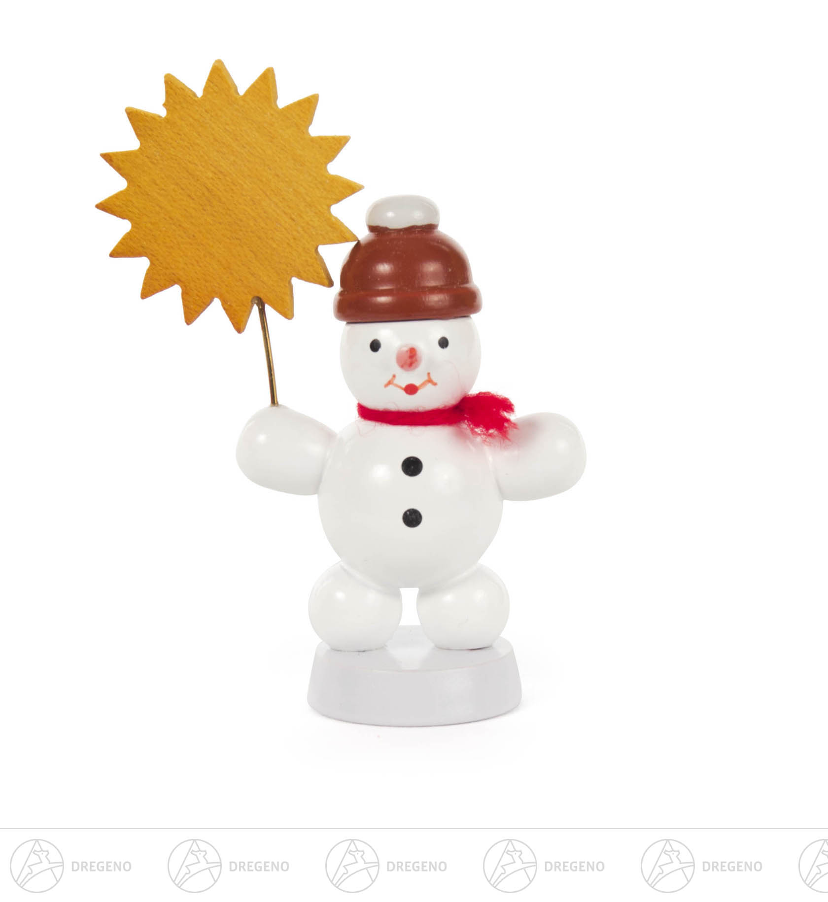 Schneemann mit Sonne 6cm