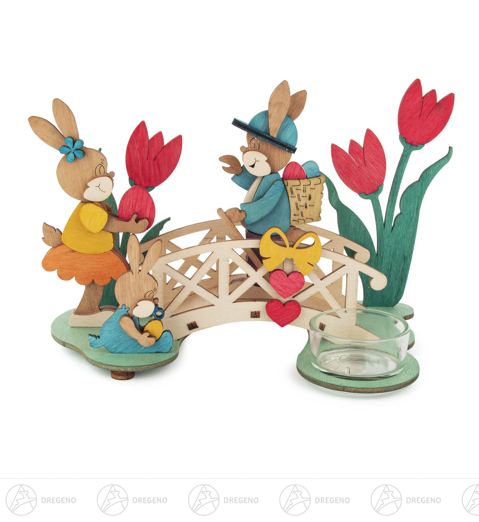 Bastelset OsterbrÃ¼cke 14x10cm
