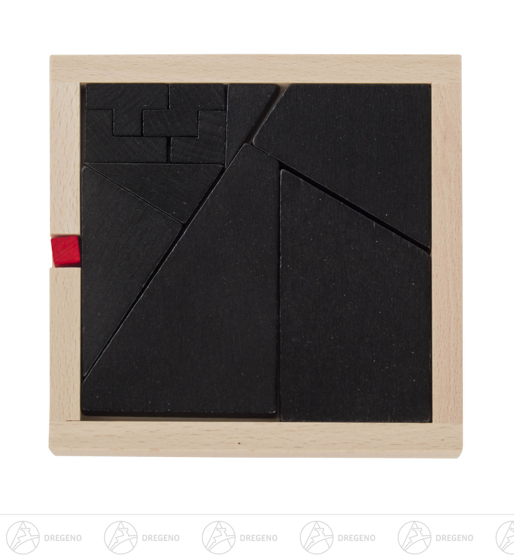 Holzknobelspiel Der kleine rote Würfel