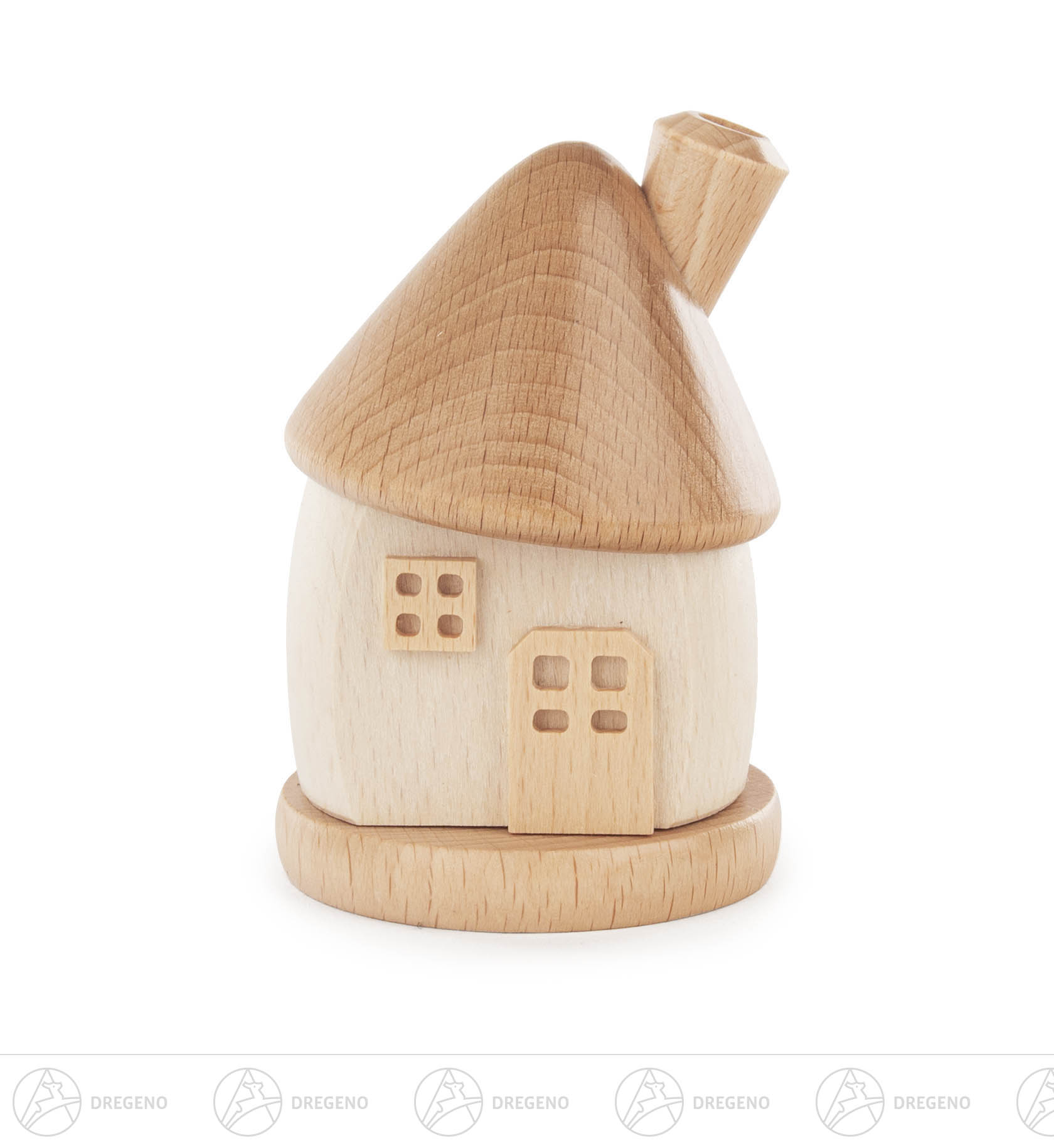 Räucherhaus weiß 8,5cm