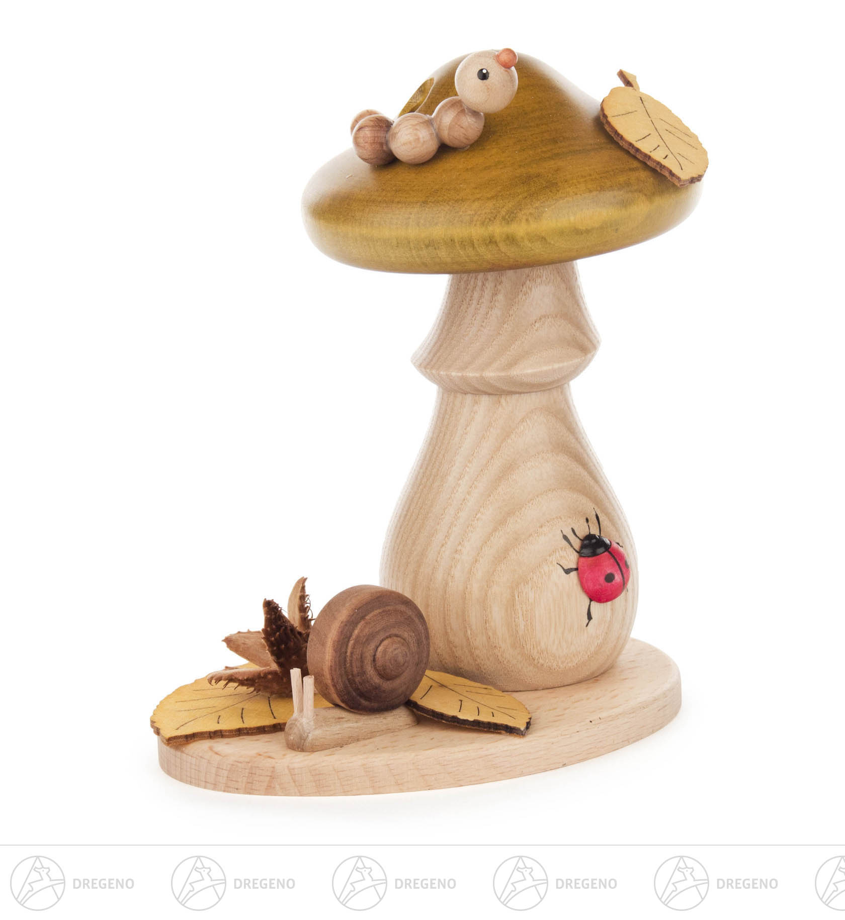 Räucherpilz Grünling 14,5cm Räucherpilz Grünling 14,5cm