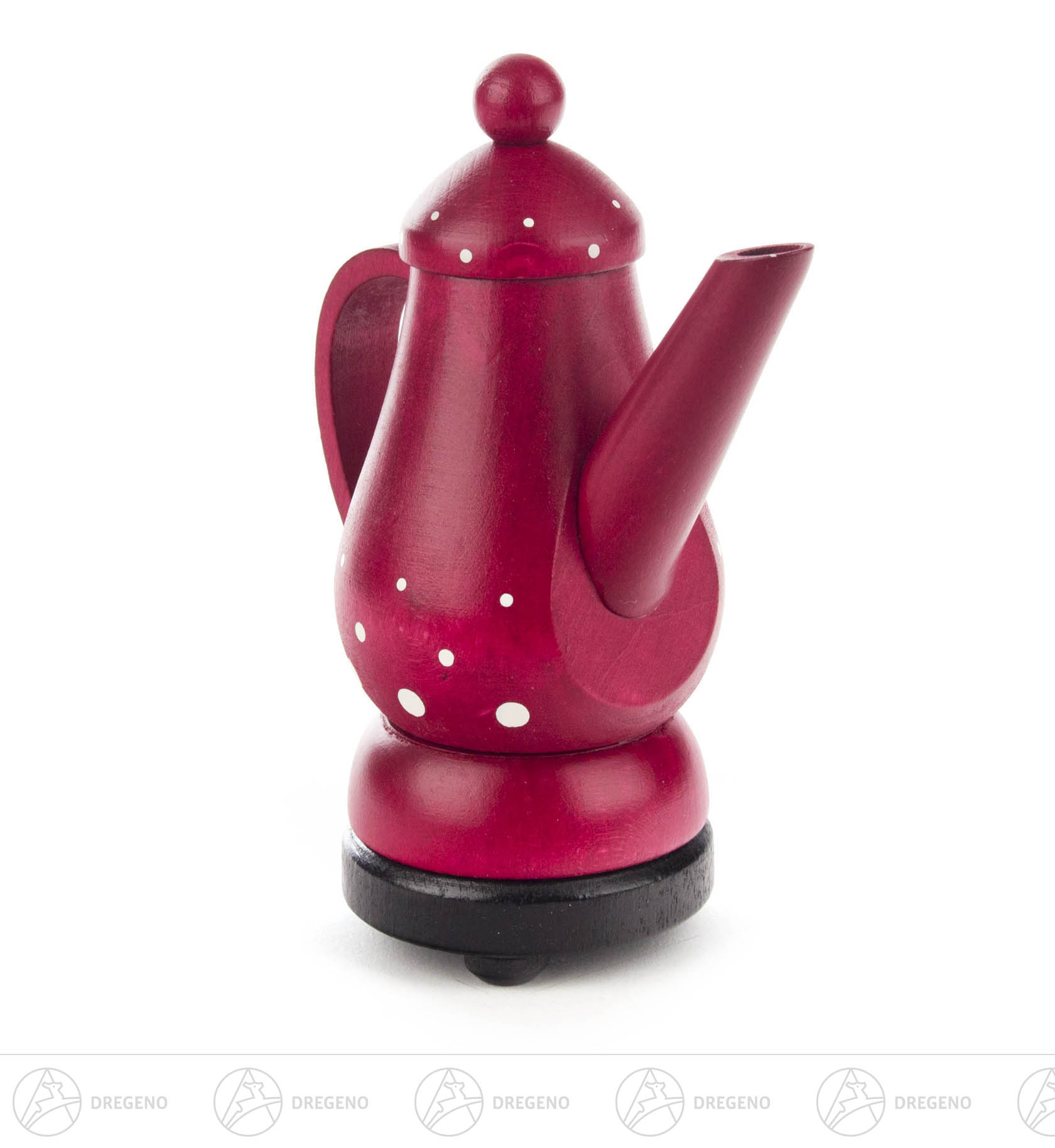 Räucherfigur Kaffeekanne rot 13cm Räucherfigur Kaffeekanne rot 13cm