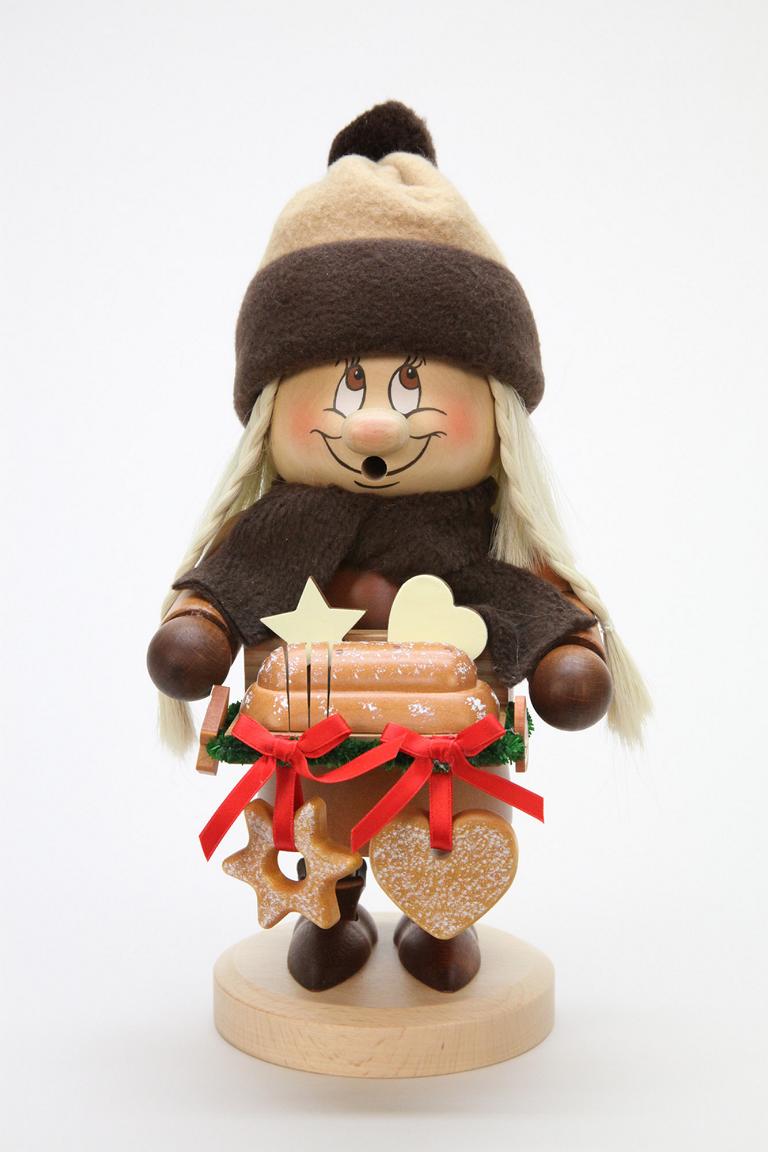Räuchermann Wichtel Striezel Mädchen 29,0 cm Räuchermann Wichtel Striezel Mädchen 29,0 cm