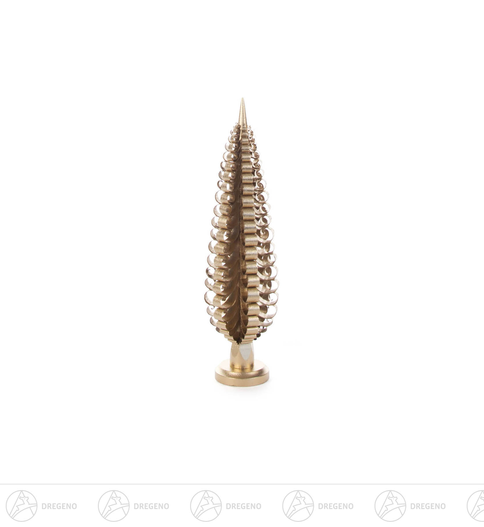 Spanbaum vergoldet, 20cm