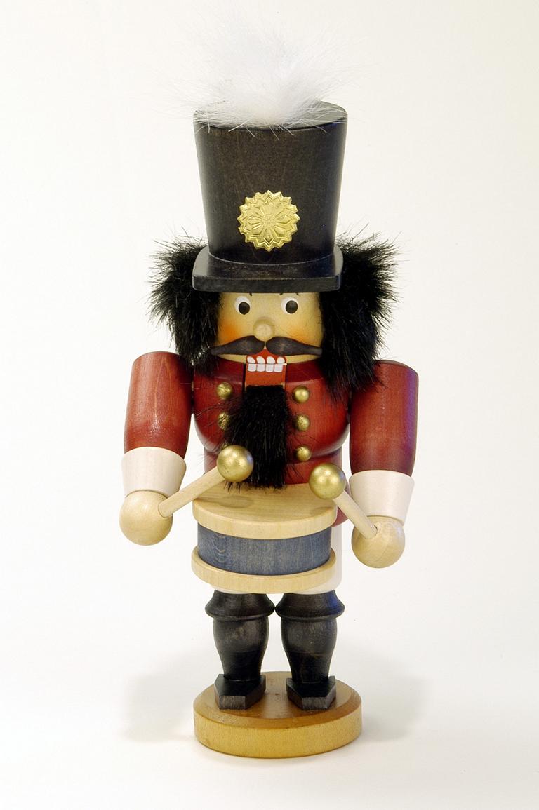 Nussknacker Trommler lasiert  18,5 cm