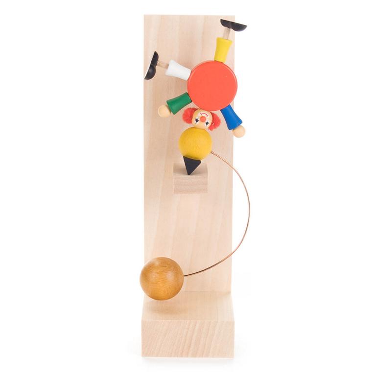 Schaukelfigur Clown Akrobat auf Ball