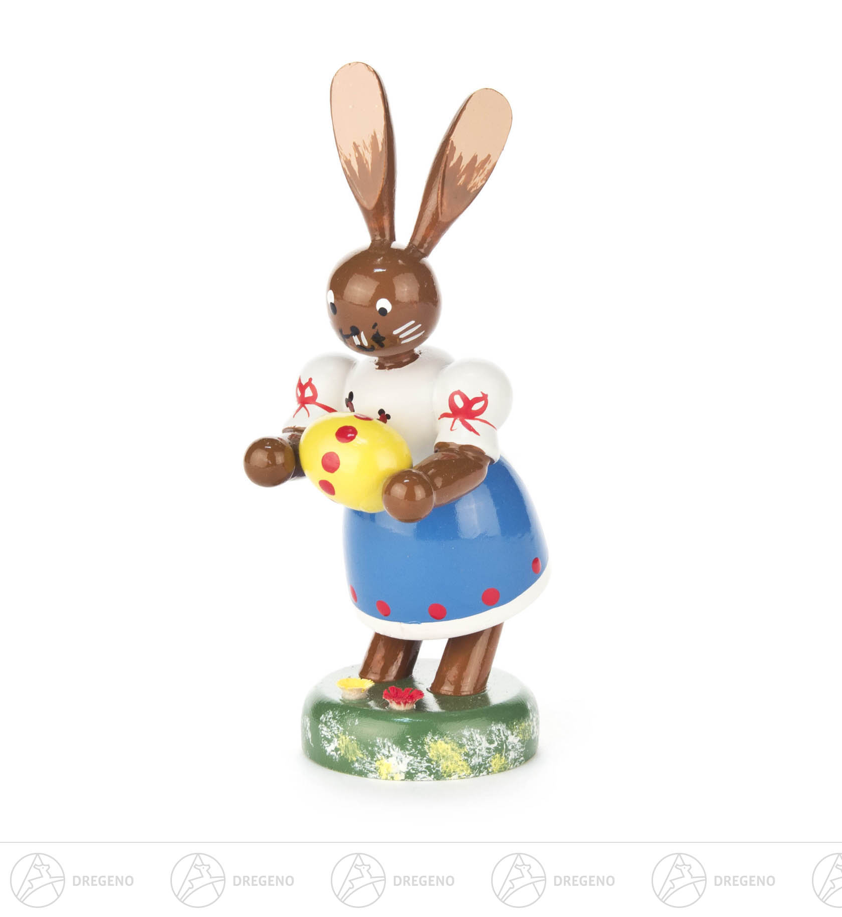 Häsin mit Ei 10cm Häsin mit Ei 10cm