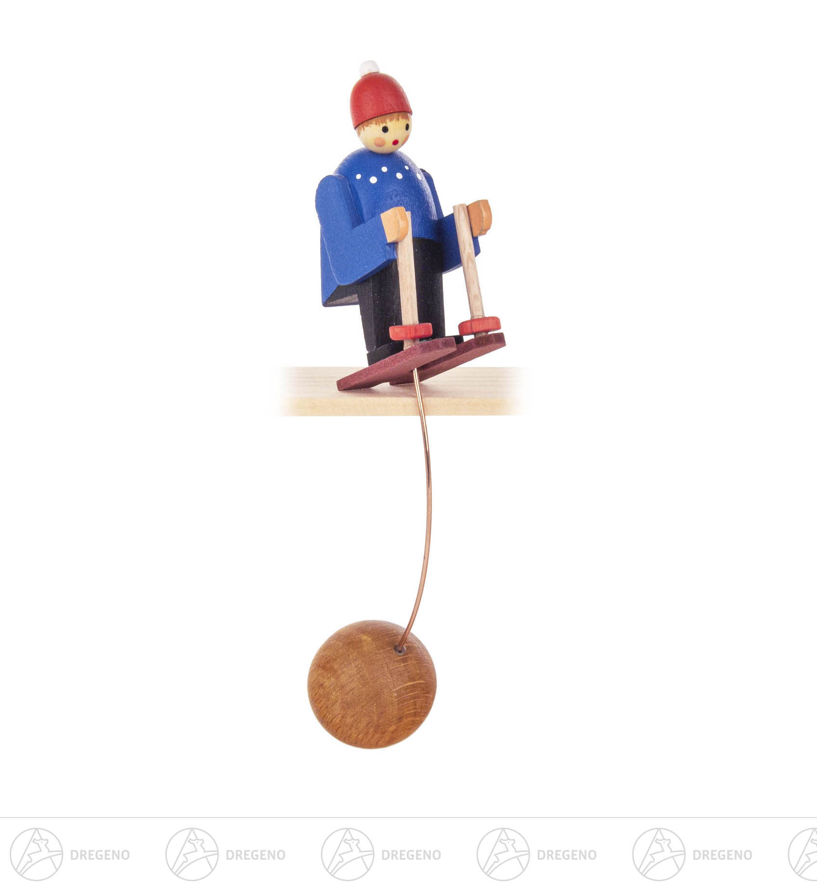Schaukelfigur Skifahrer