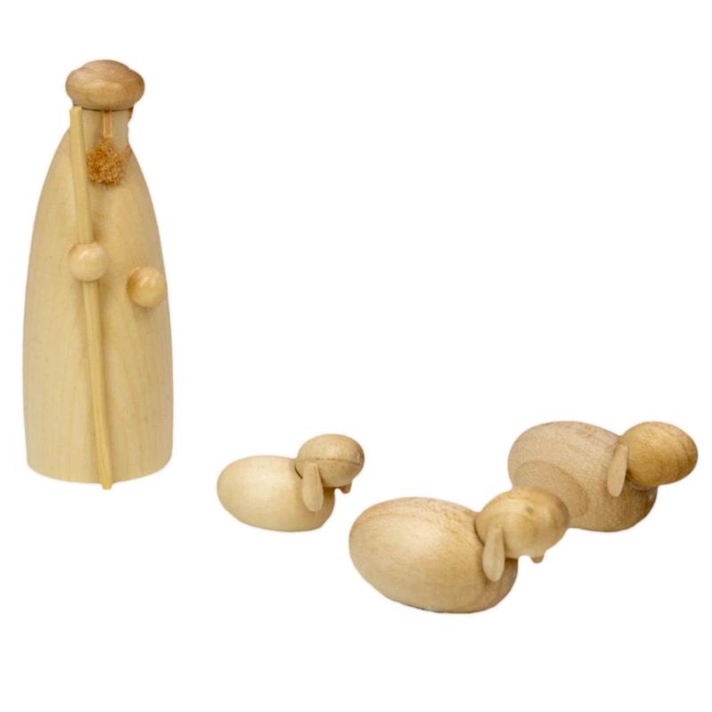 Hirtengruppe natur 4-teilig 6cm Hirtengruppe natur 4-teilig 6cm