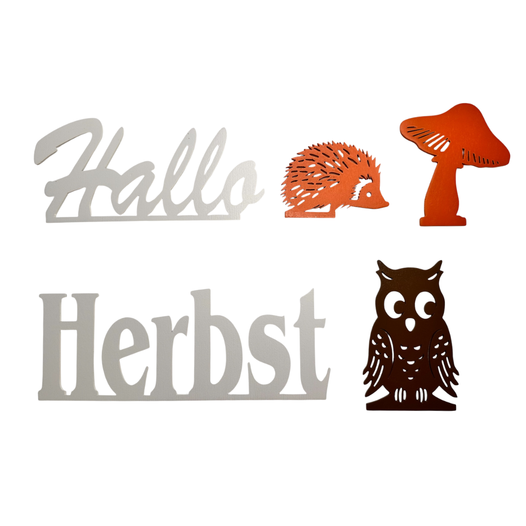 Figurenset Herbst 5 tlg.fÃ¼r Dekosockel (12-DSL60N)
