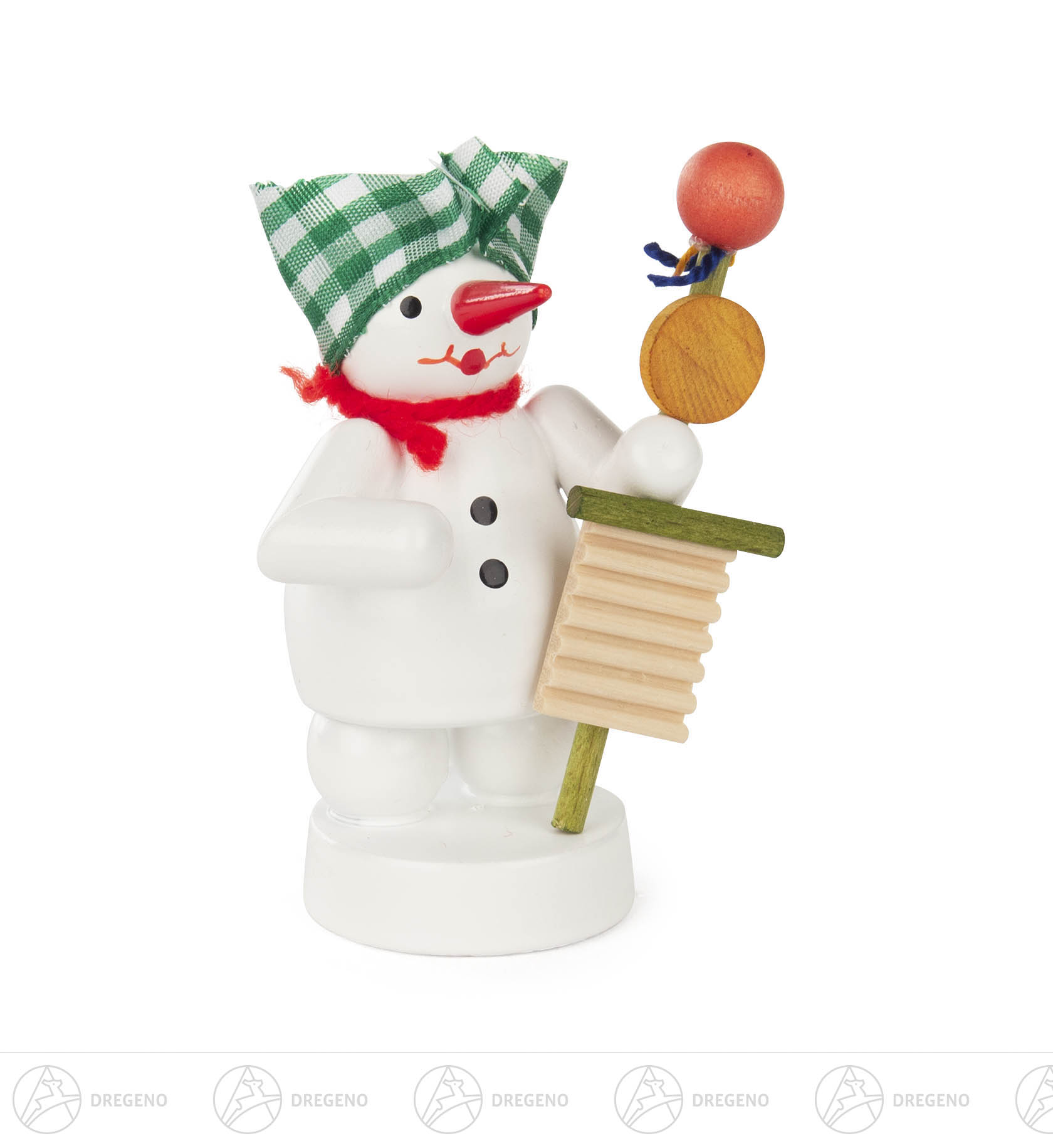 Schneemann mit Teufelsgeige 8cm