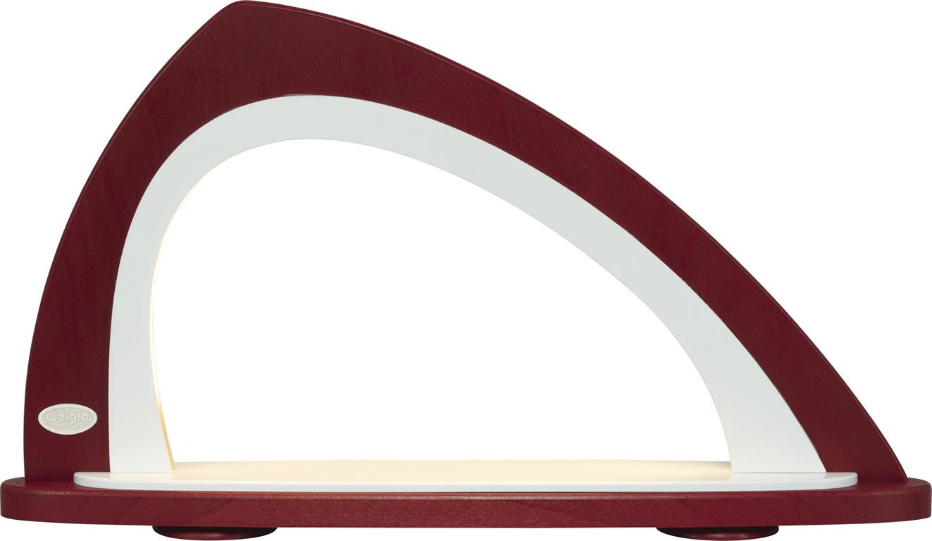 Leerbogen asymmetrisch bordeaux/weiß 52,0 x 29,7 x 9,0 cm Leerbogen asymmetrisch bordeaux/weiß 52,0 x 29,7 x 9,0 cm
