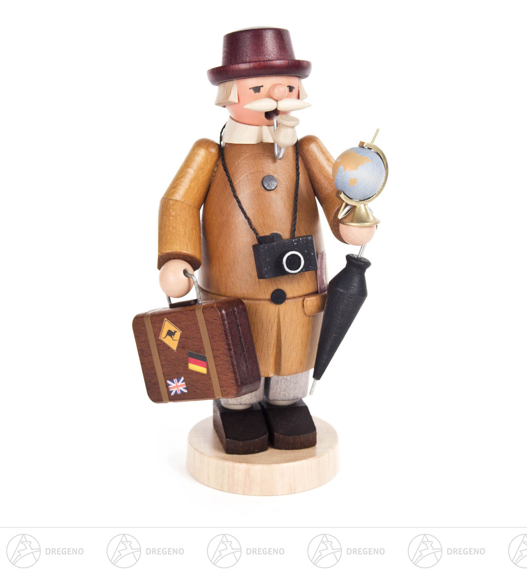 Räuchermann Weltenbummler