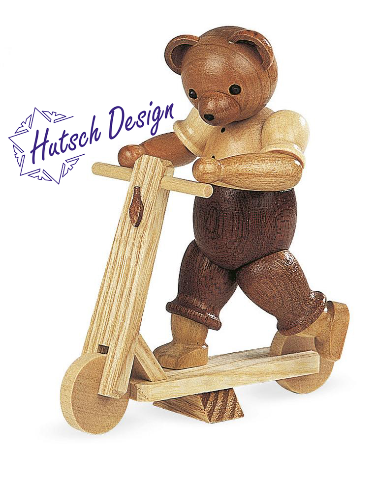 Bär auf Roller Bär auf Roller