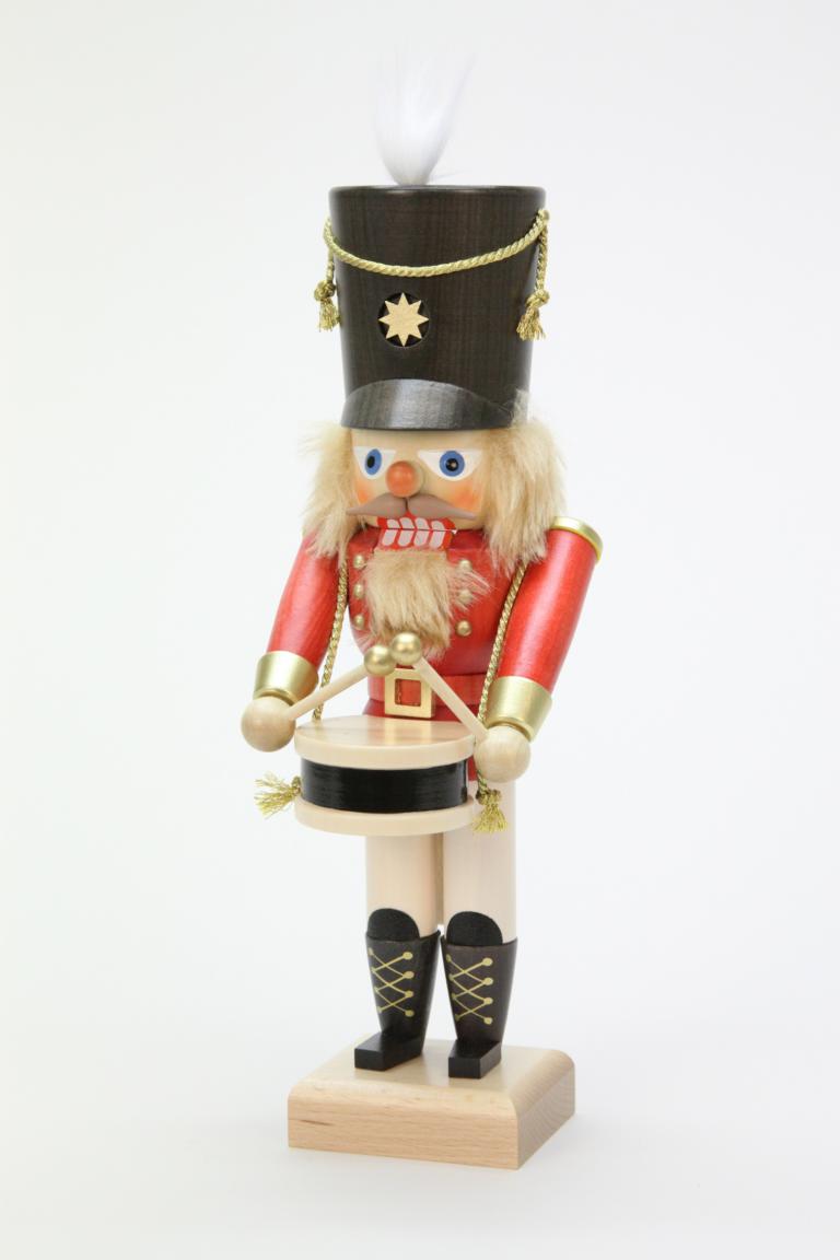 Nussknacker Trommler rot  28,5 cm