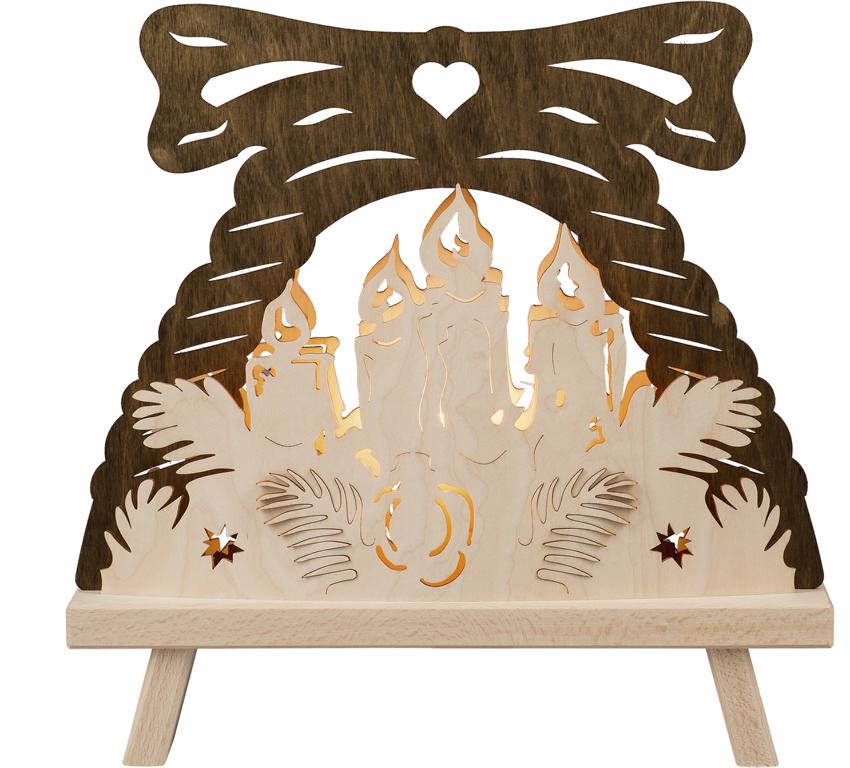 Standleuchte Kerze 30,0 x 32,0 x 6,0 cm Standleuchte Kerze 30,0 x 32,0 x 6,0 cm