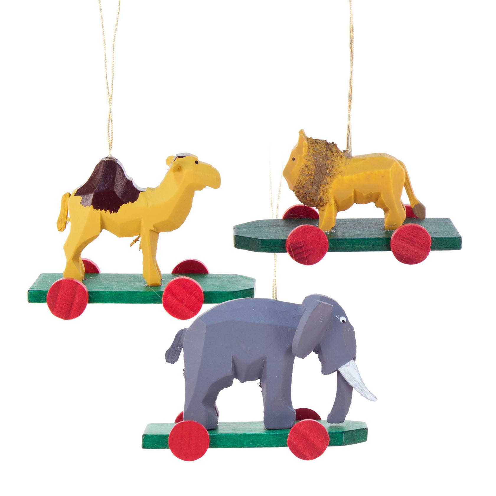 Behang Wildtiere auf Rädern, groß (3) 4cm Behang Wildtiere auf Rädern, groß (3) 4cm