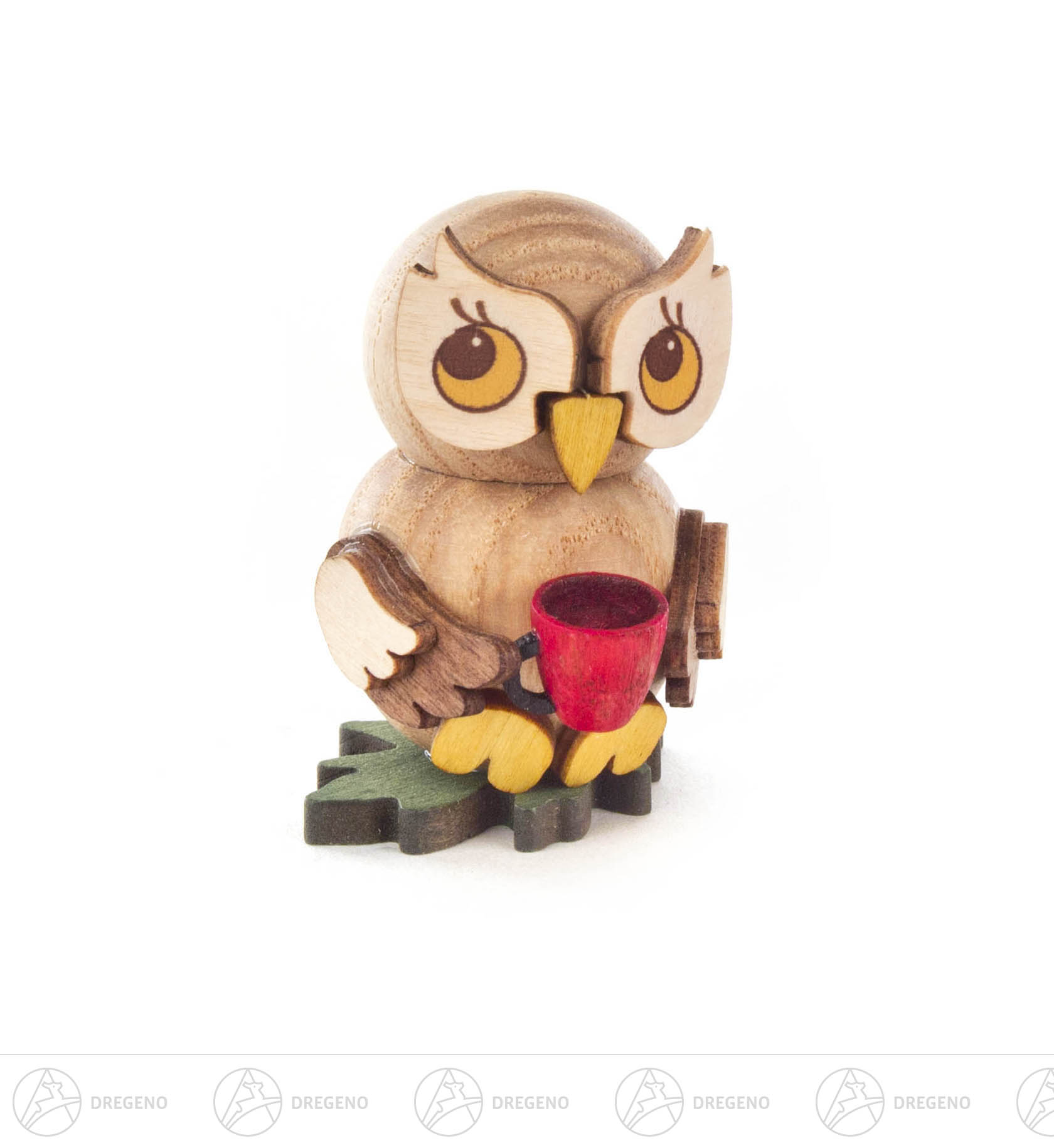 Eulenkind mit Tasse