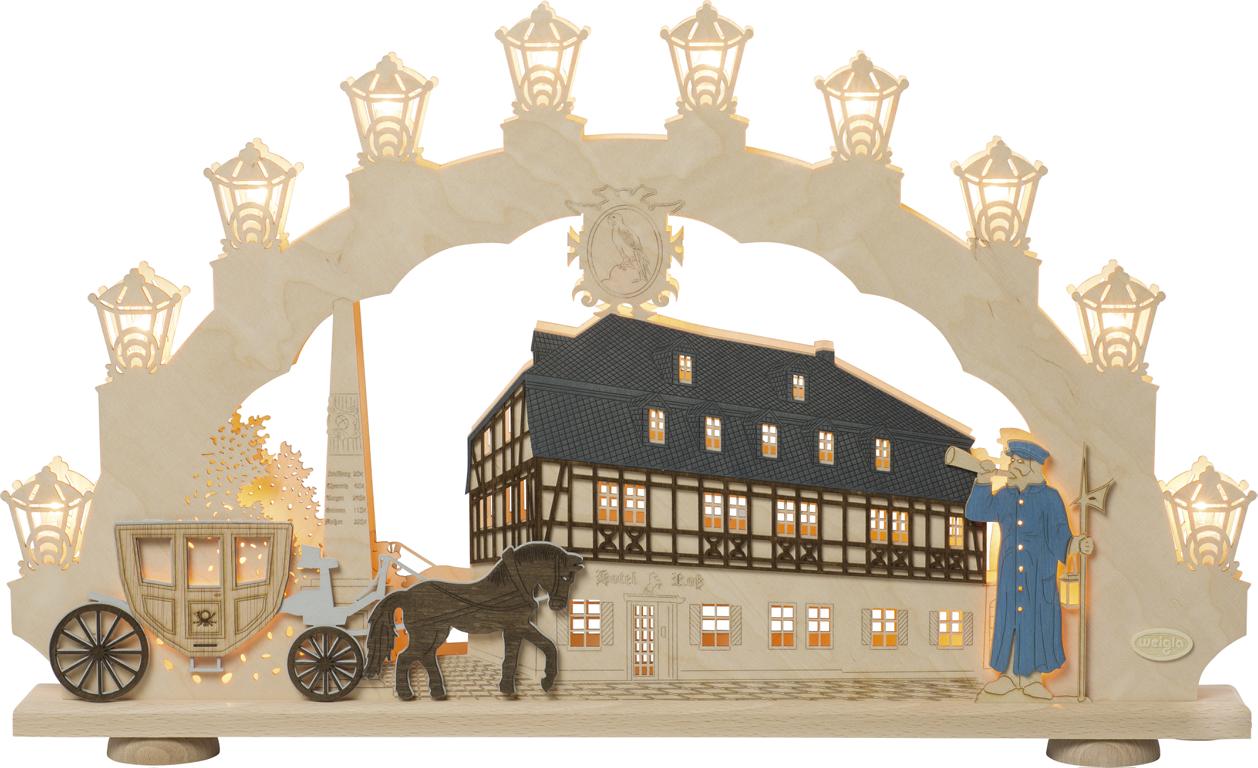 Lichterbogen 15 flg. Zwönitz 66,0 x 41,0 x 6,0 cm