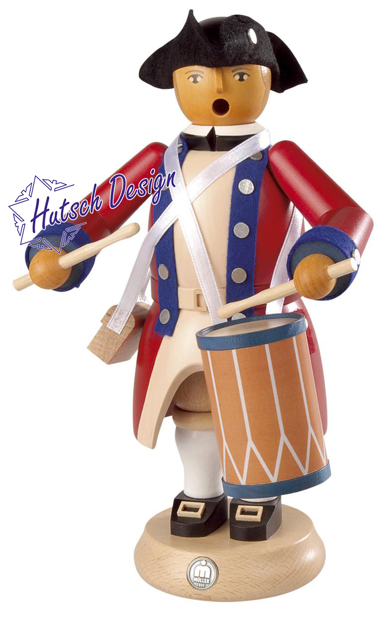 Räuchermann Militär-Trommler, 24cm