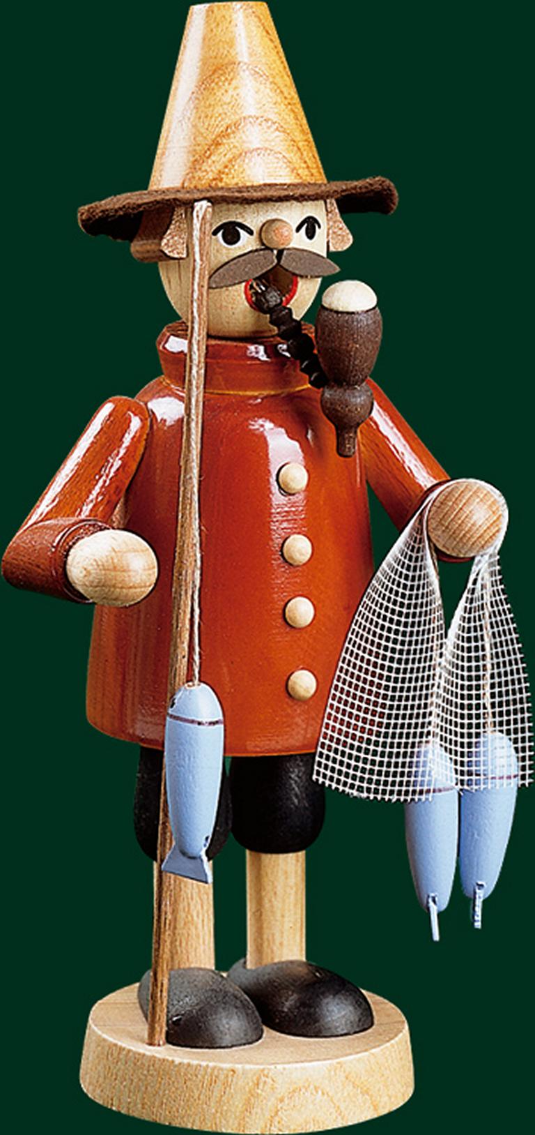 Räuchermann Fischer  16 cm