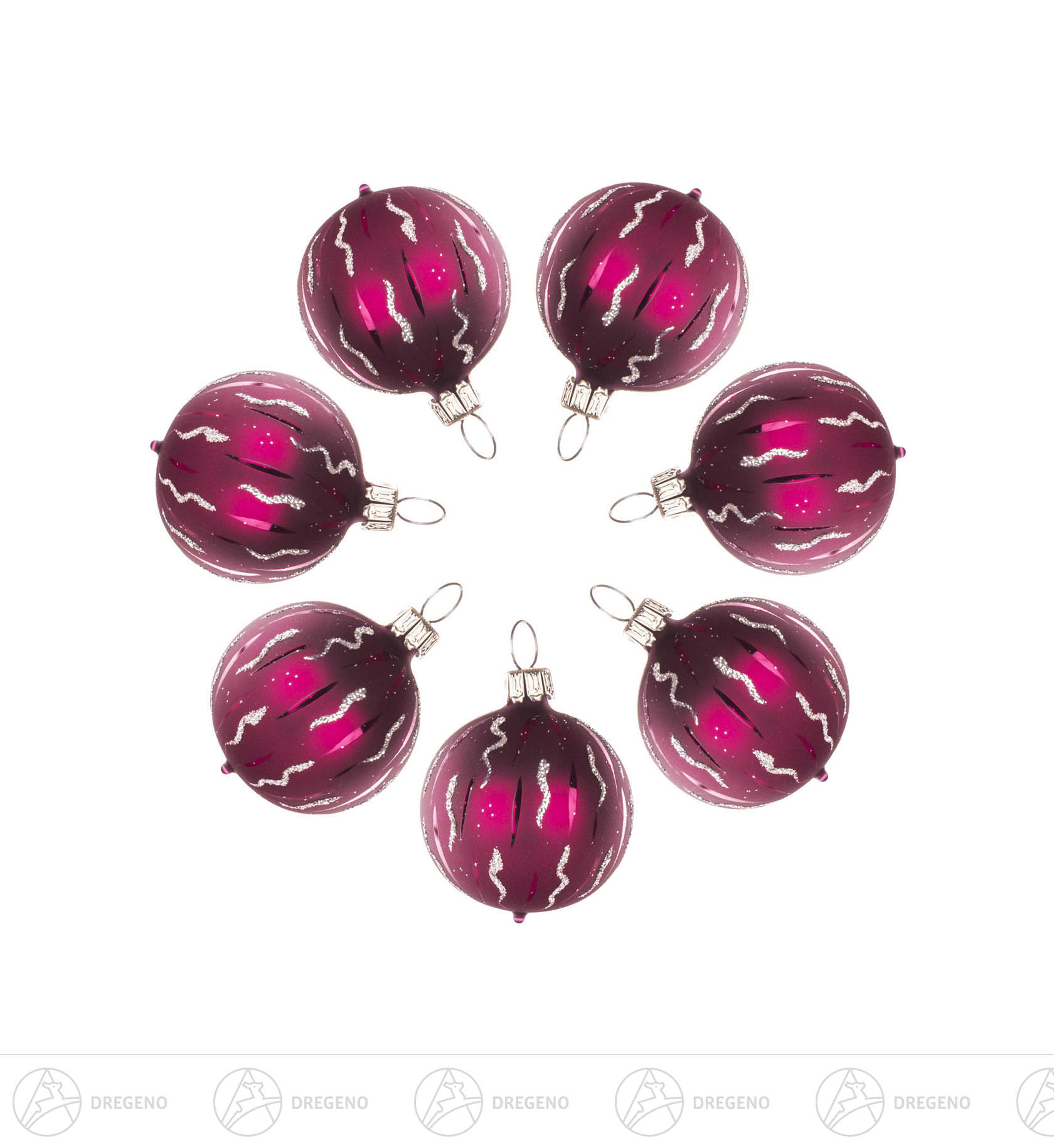 Thüringer Christbaumschmuck Kugel 4cm beere matt (7)