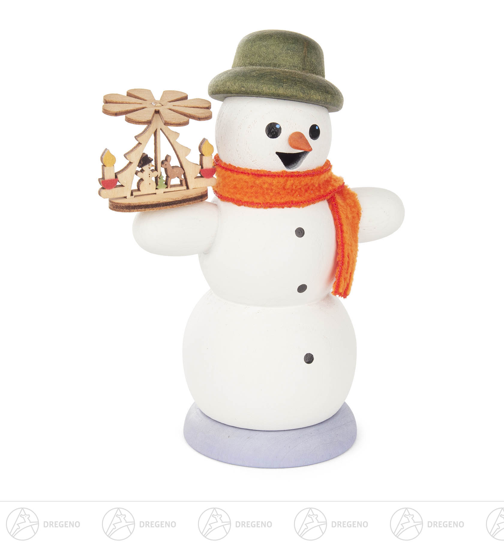 Räuchermann Schneemann mit Pyramide Räuchermann Schneemann mit Pyramide