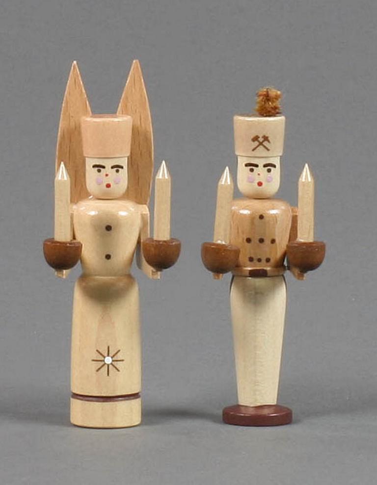 Miniatur Engel und Bergmann, natur