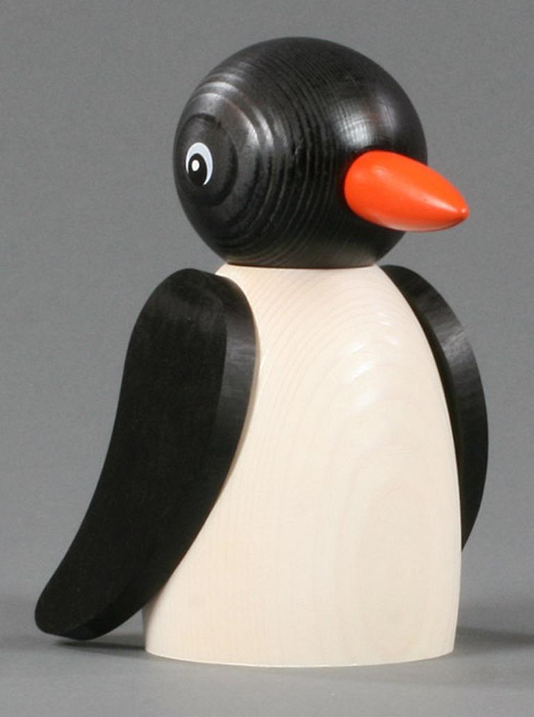 Stimmungsvogel groß weiß/schwarz