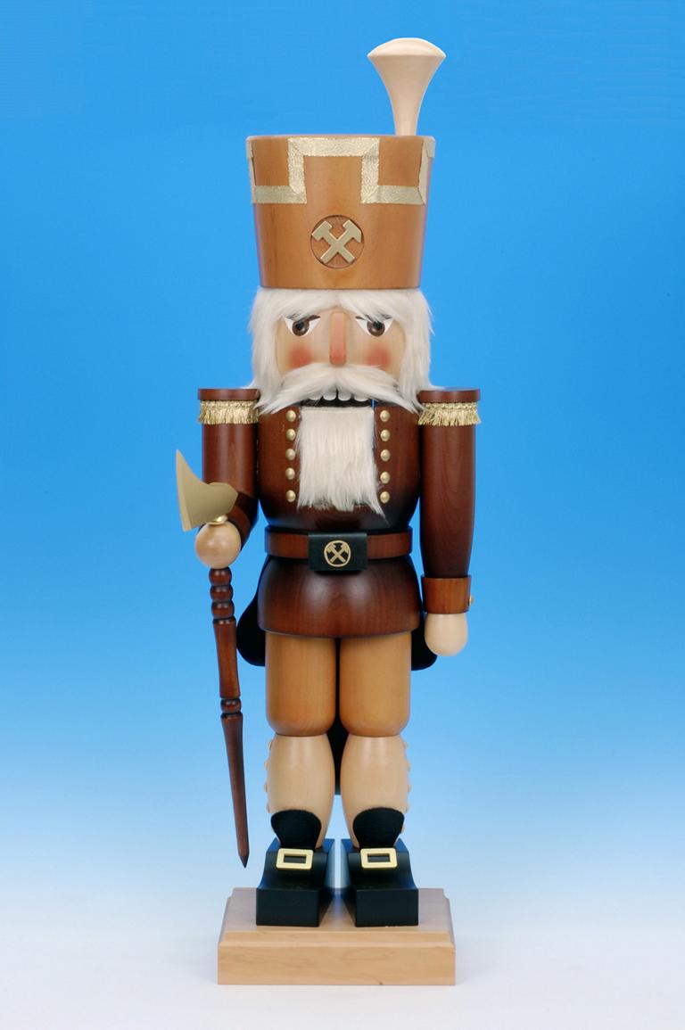 Nussknacker Bergmann natur  79,5 cm