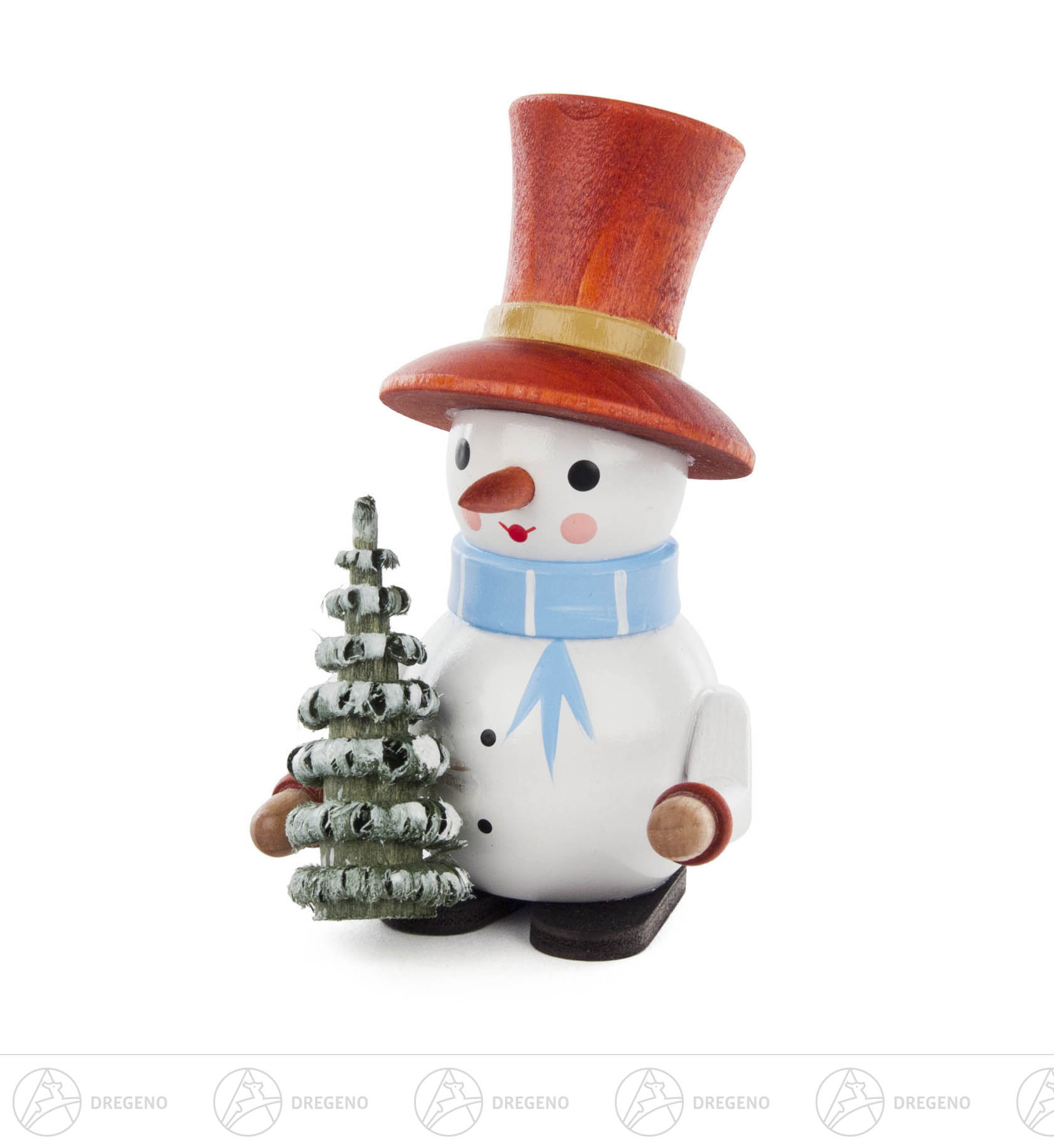 Schneemann Willy mit Baum 8,5cm