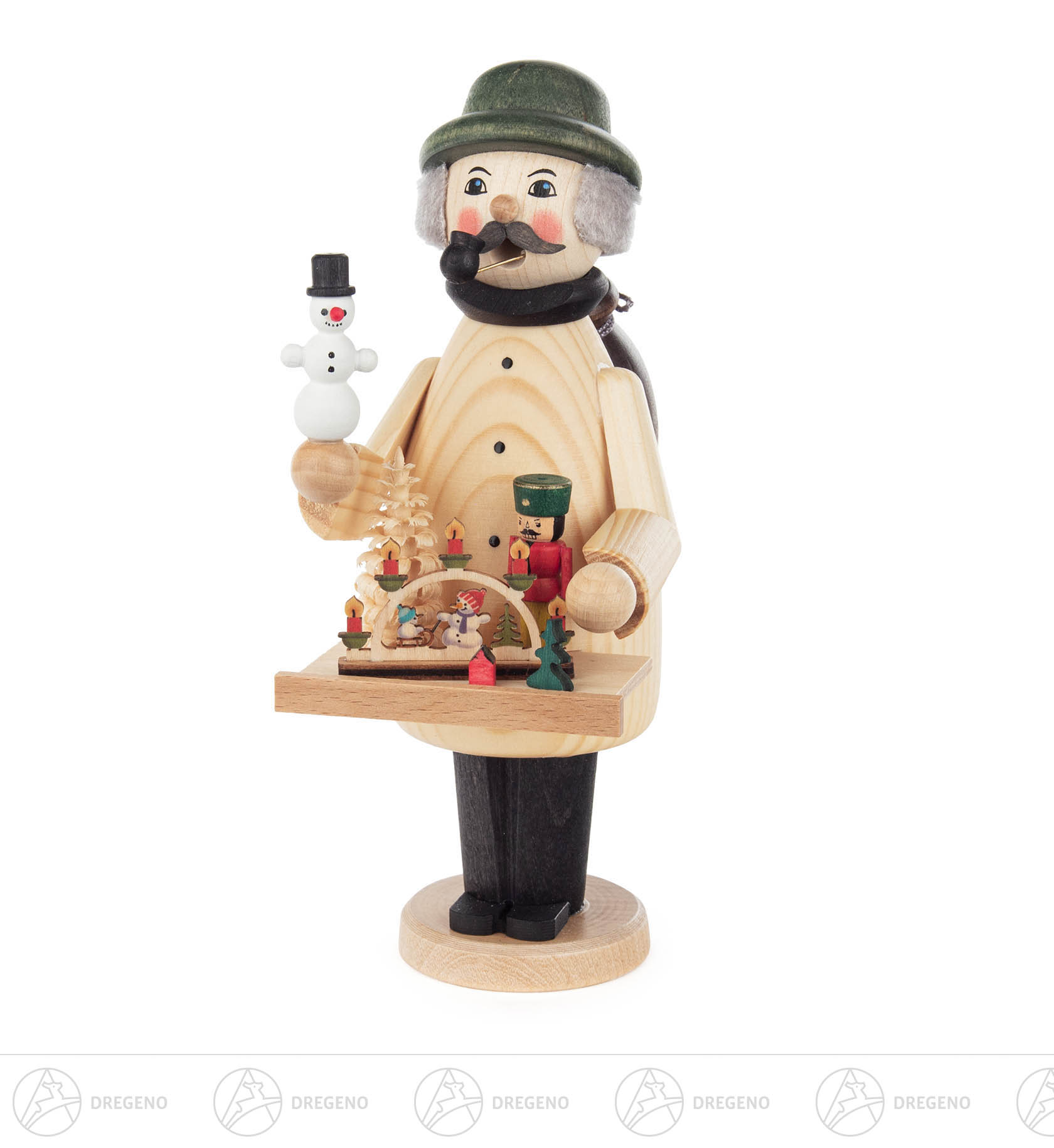 Räuchermann Weihnachtsmarktverkäufer