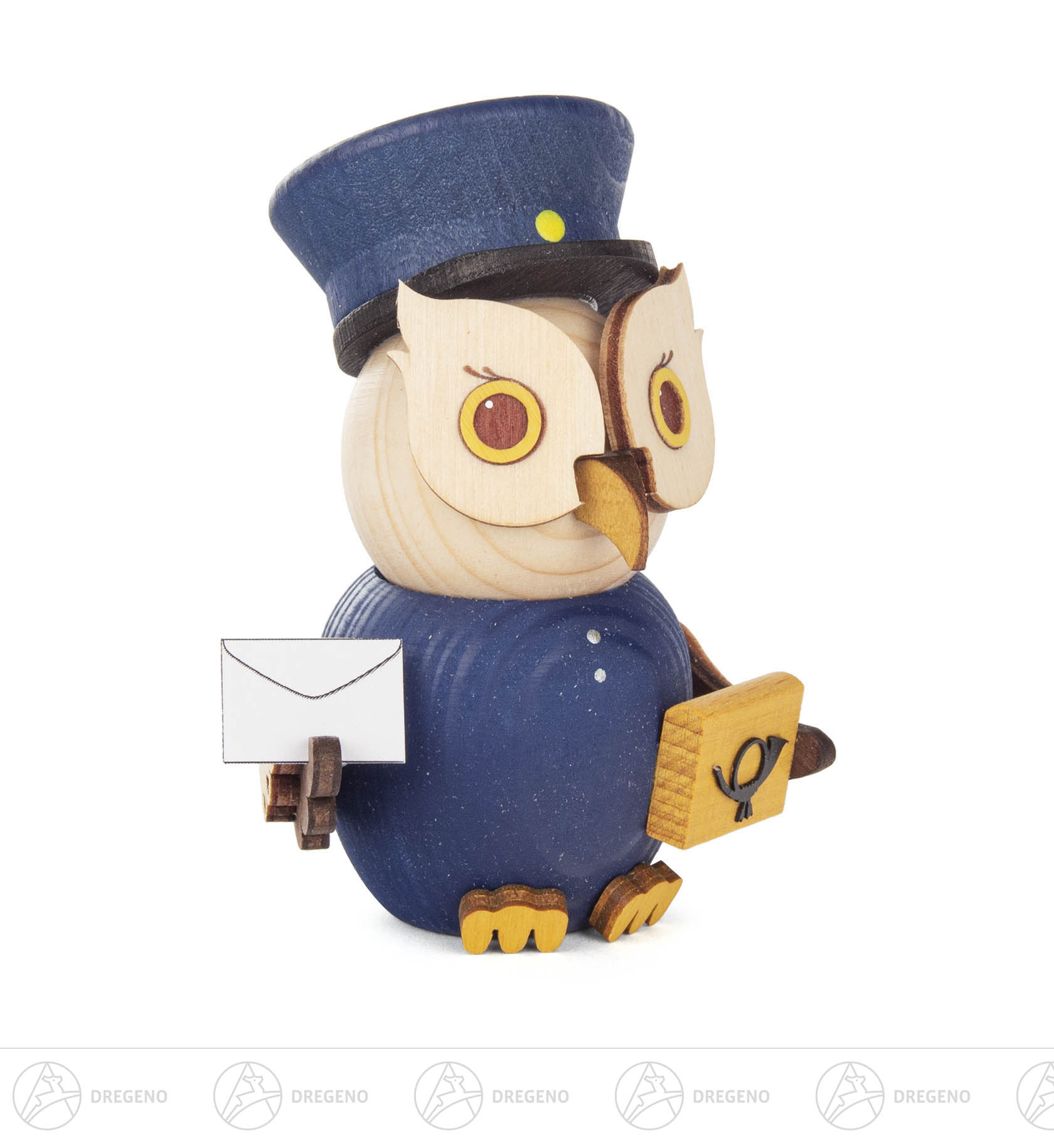 Mini-Eule Postbote 7cm