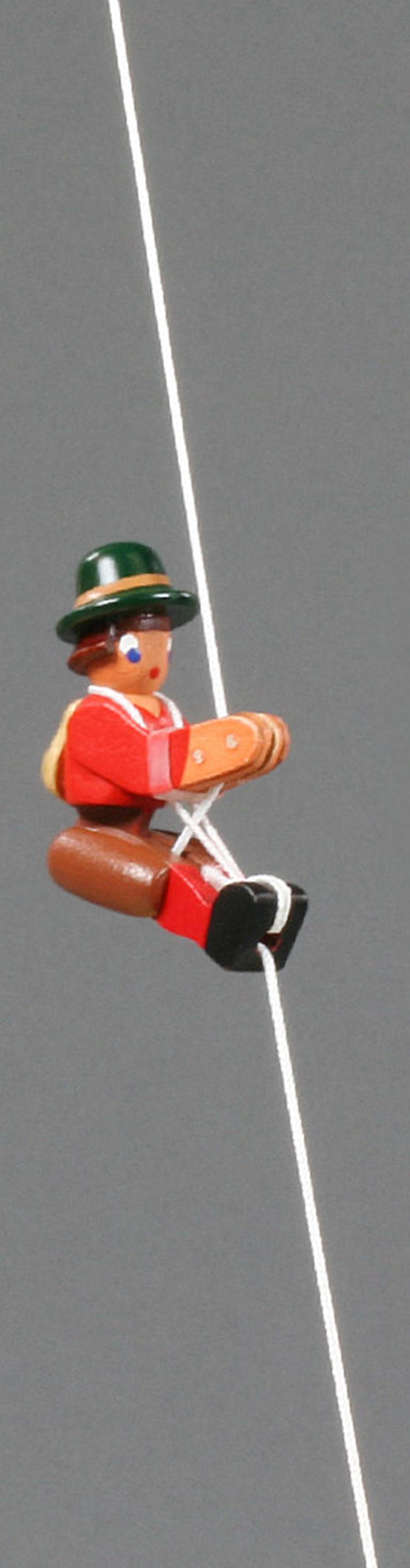 Kletterfigur Bergsteigerin Kletterfigur Bergsteigerin