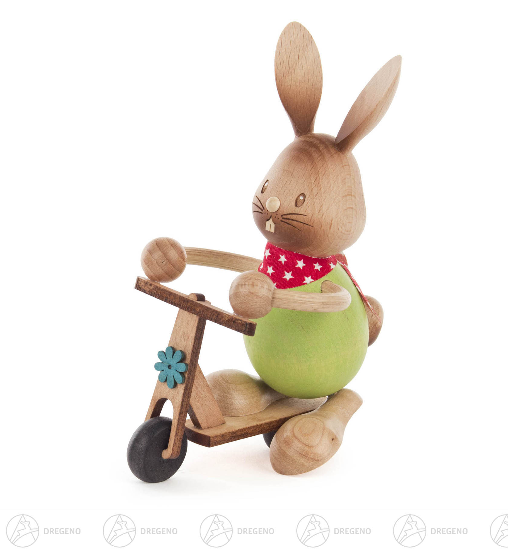 Hase Stupsi mit Roller 14cm Hase Stupsi mit Roller 14cm