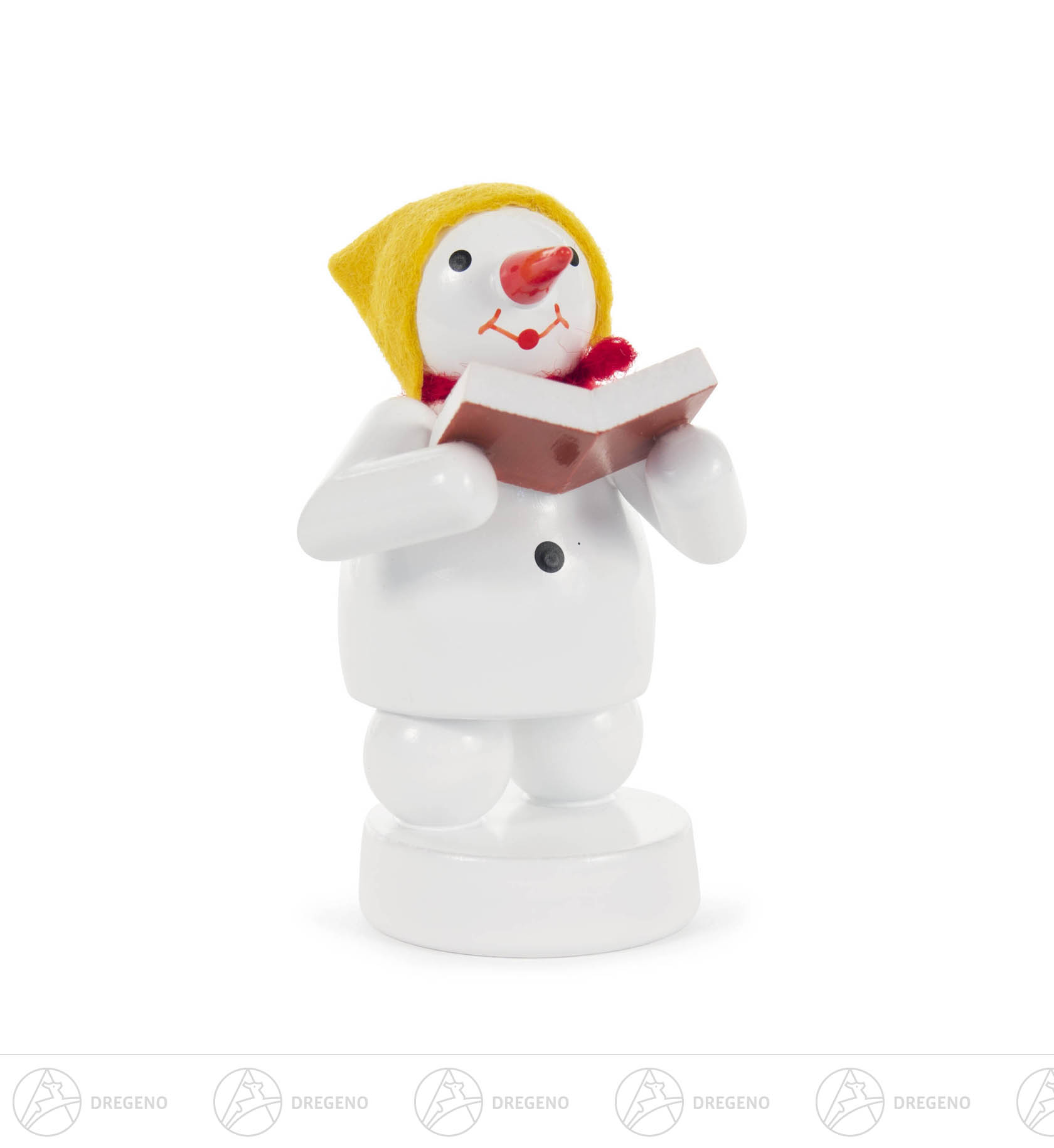 Schneemann Sängerin 8cm Schneemann Sängerin 8cm