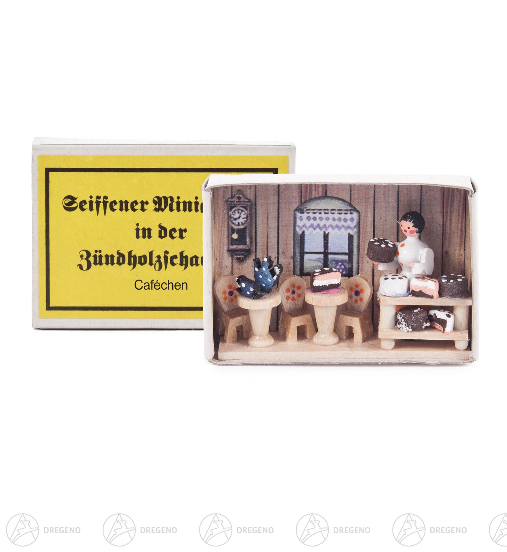 Zündholzschachtel Caféchen