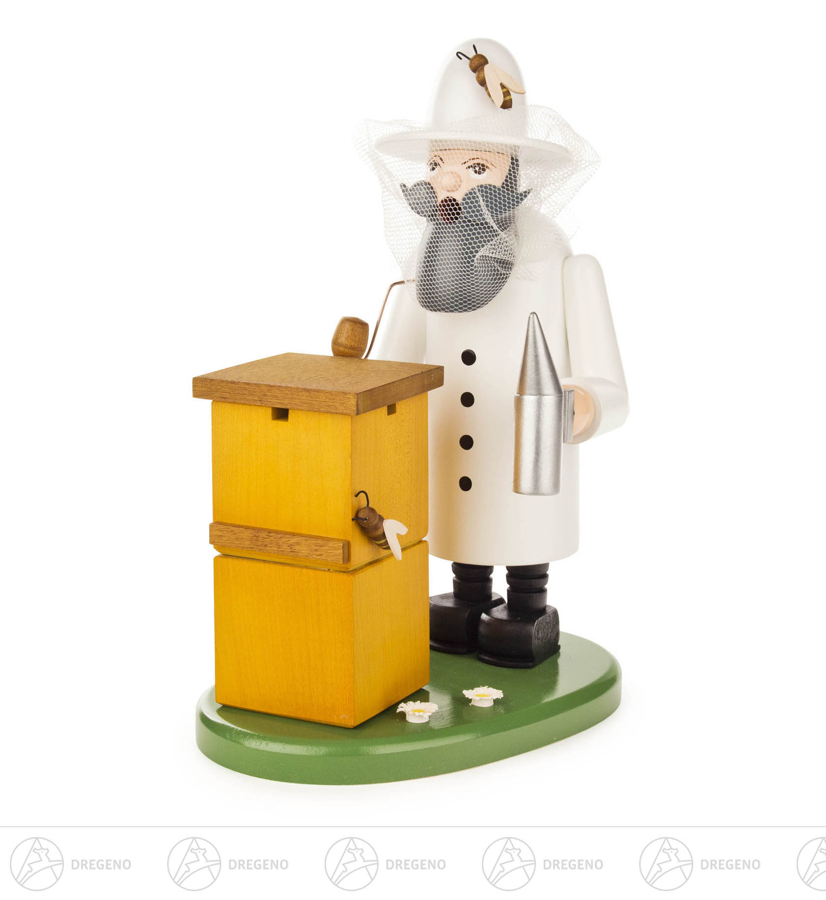 Räuchermann Imker mit Bienen -dregeno exklusiv-