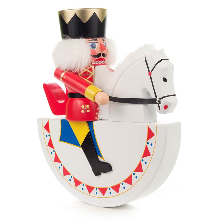 Reiterlein Nussknacker König rot, 27cm