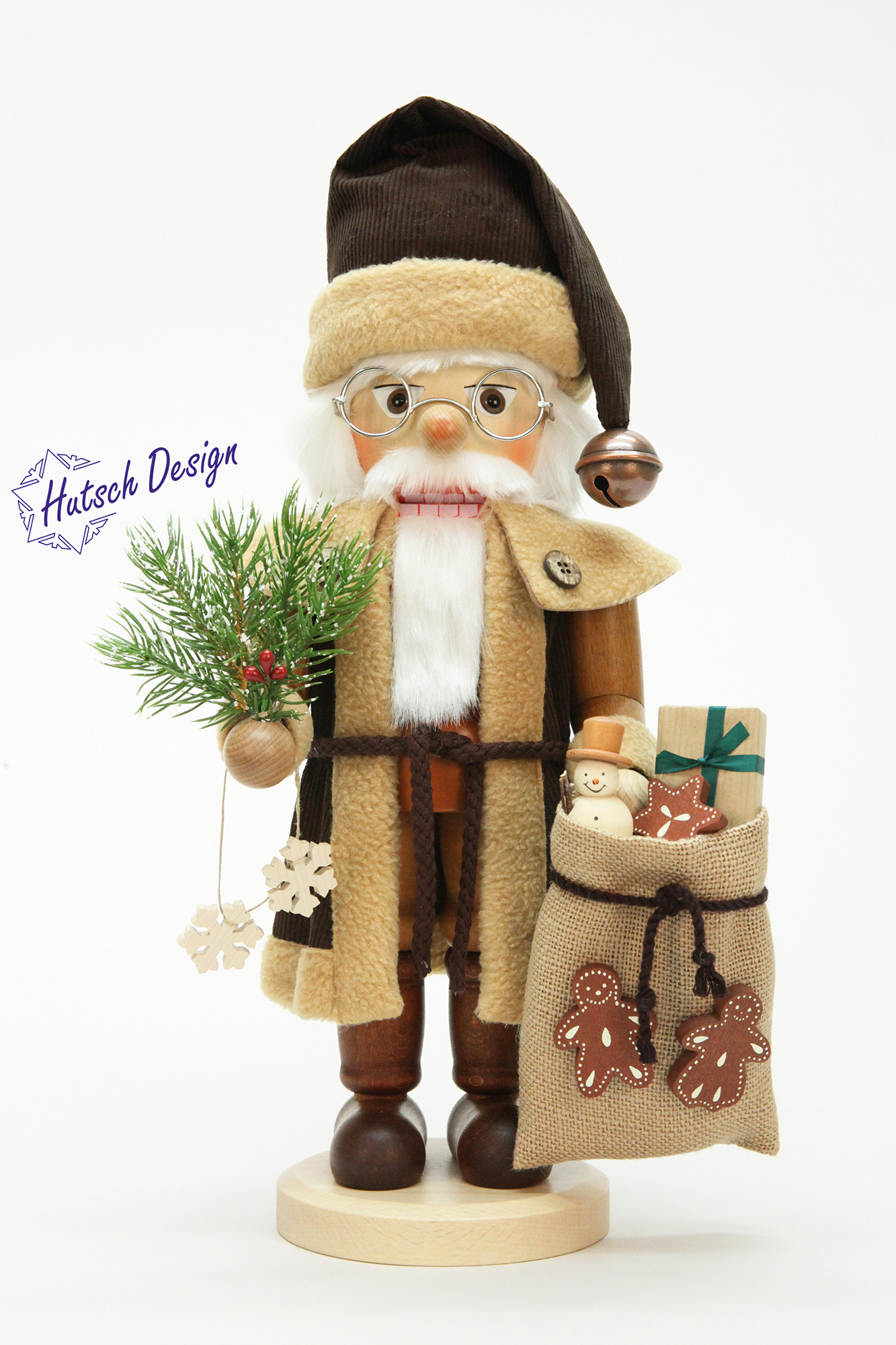 Nussknacker Weihnachtsmann natur  40,0 cm